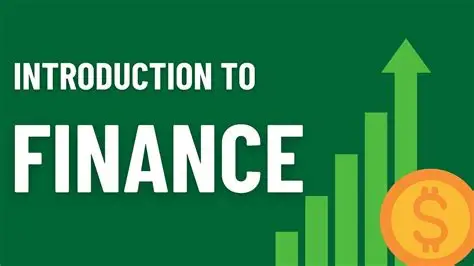 Intro à la finance